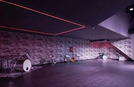 Live Room at Manchester Recording Studios