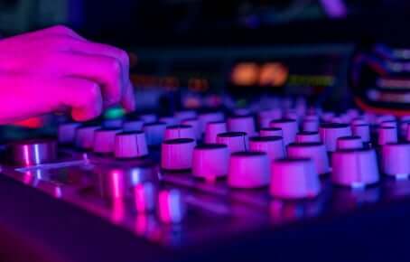Mixing Console at Manchester Recording Studios